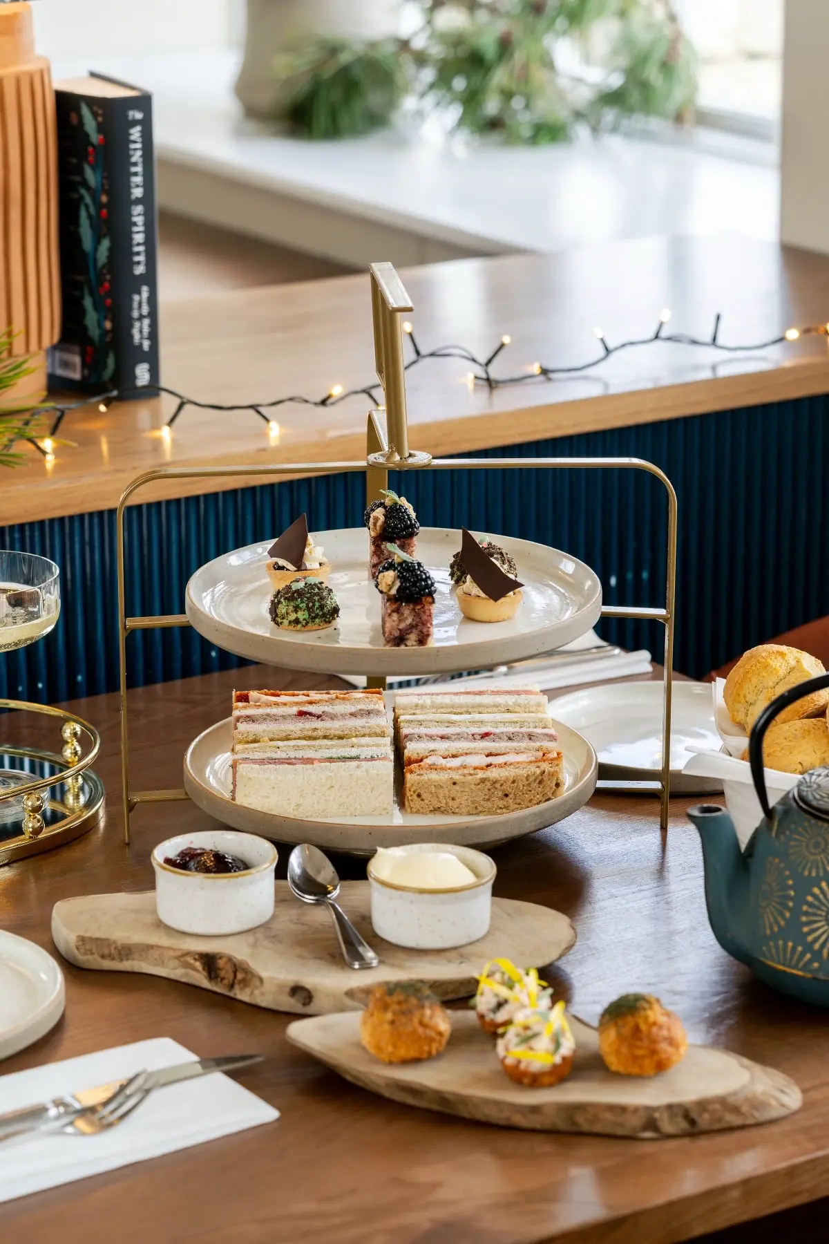 Christmas Afternoon Tea at Harbour Loft, St Michael's Mount