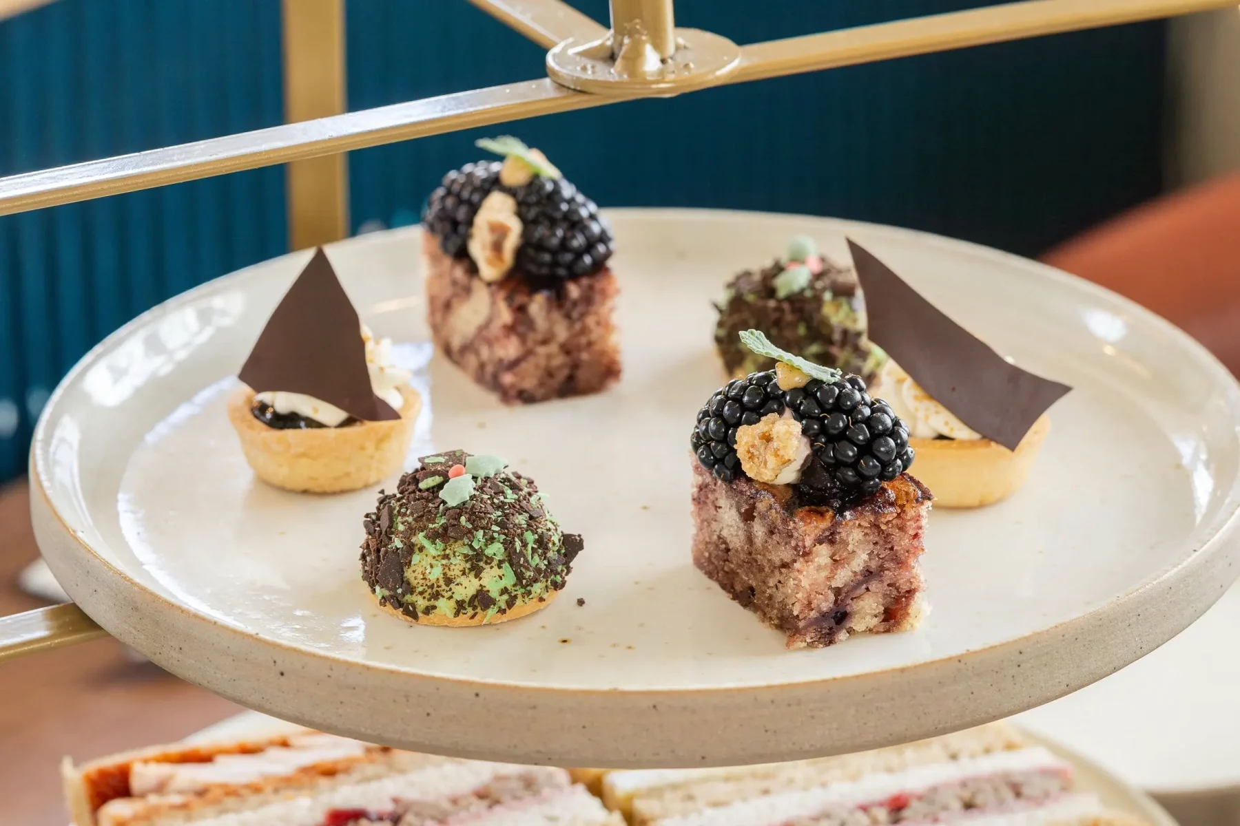 Delicious patisserie - Christmas Afternoon Tea at Harbour Loft, St Michael's Mount